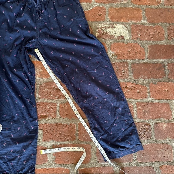 Goodfellow & Co Large Blue and Pink Flamingo Pajama PJ Bottoms Elastic Waistband - Picture 9 of 13